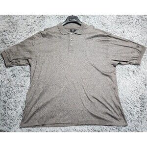 Nike Golf Polo Shirt Gray Mens Size XL XLarge 100% Cotton Soft Activewear Golfer